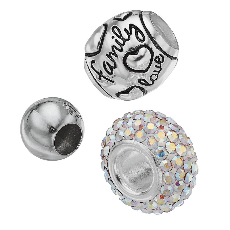 98328963 Individuality Beads Crystal Sterling Silver Family sku 98328963