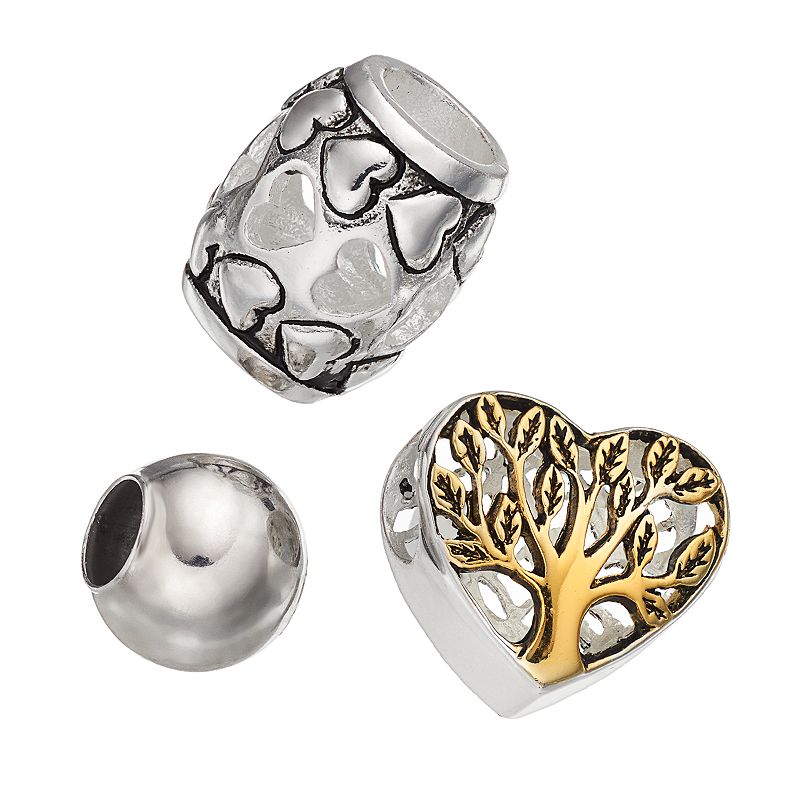 Individuality Beads Sterling Silver Two Tone Family Tree & Heart Bead  - 98328388 - Jewelry SET DETAILSWatch the product video here. Includes: sku 98328388