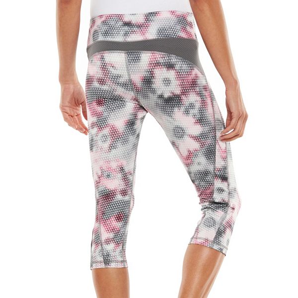 Plus Size Tek Gear® Printed Yoga Capri Leggings