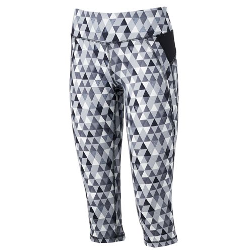 Plus Size Tek Gear® Printed Yoga Capri Leggings