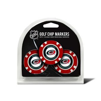 Team Golf Carolina Hurricanes 3-pack Poker Chip Ball Markers