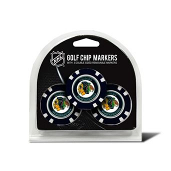 Team Golf Chicago Blackhawks 3-pack Poker Chip Ball Markers