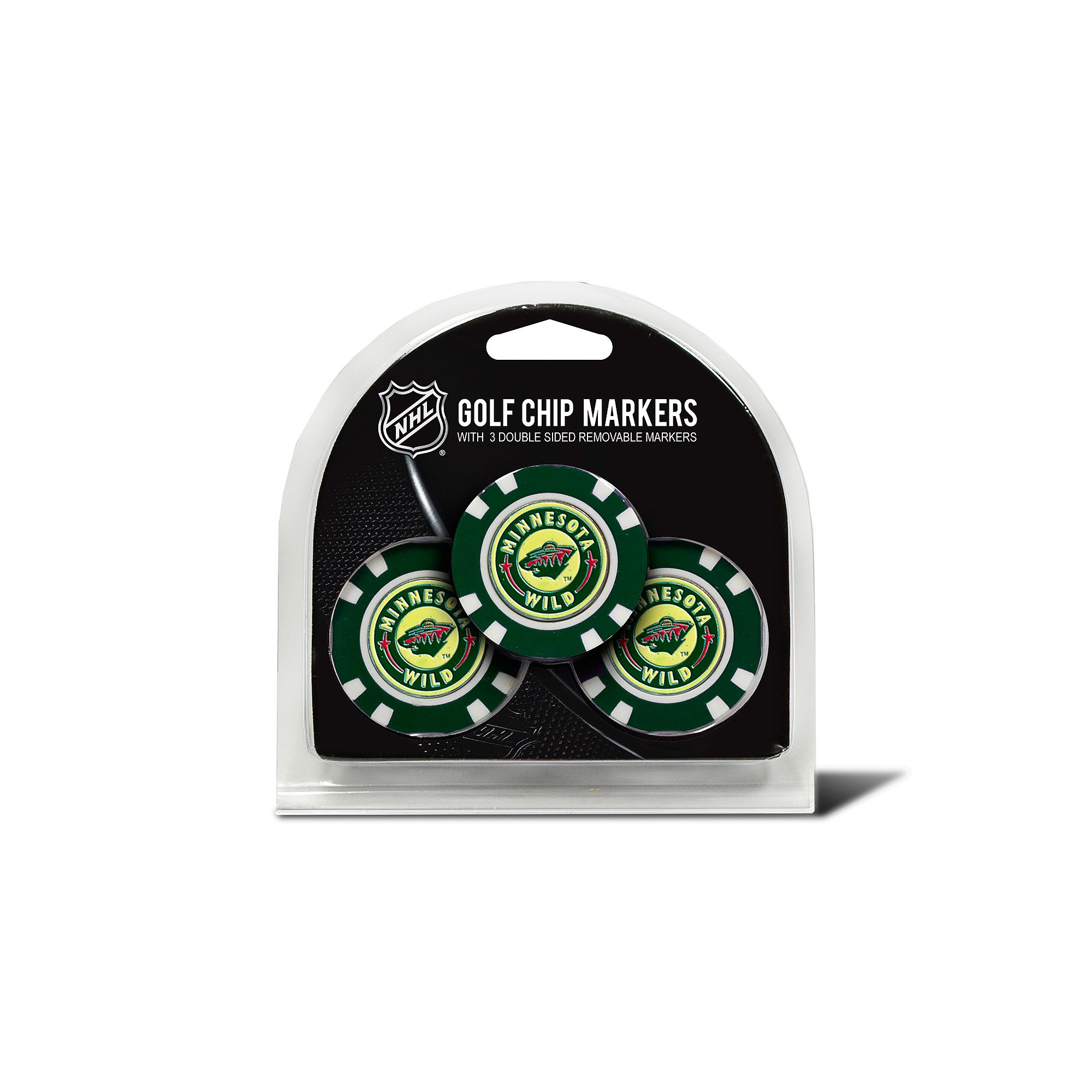 Team Golf Minnesota Wild 3-pack Poker Chip Ball Markers
