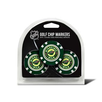 Team Golf Minnesota Wild 3-pack Poker Chip Ball Markers