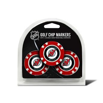 Team Golf New Jersey Devils 3-pack Poker Chip Ball Markers