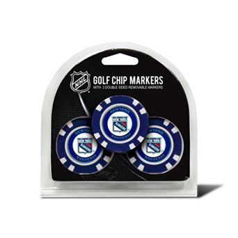 Team Golf New York Rangers 3-pack Poker Chip Ball Markers