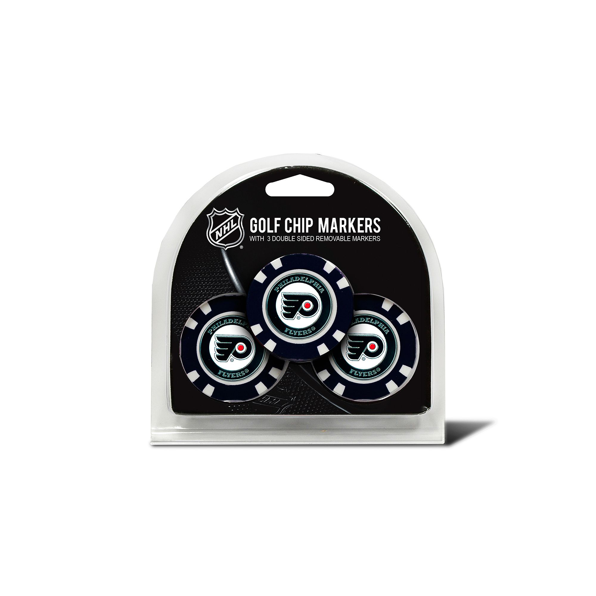 Team Golf Philadelphia Flyers 3-pack Poker Chip Ball Markers, Fly Team