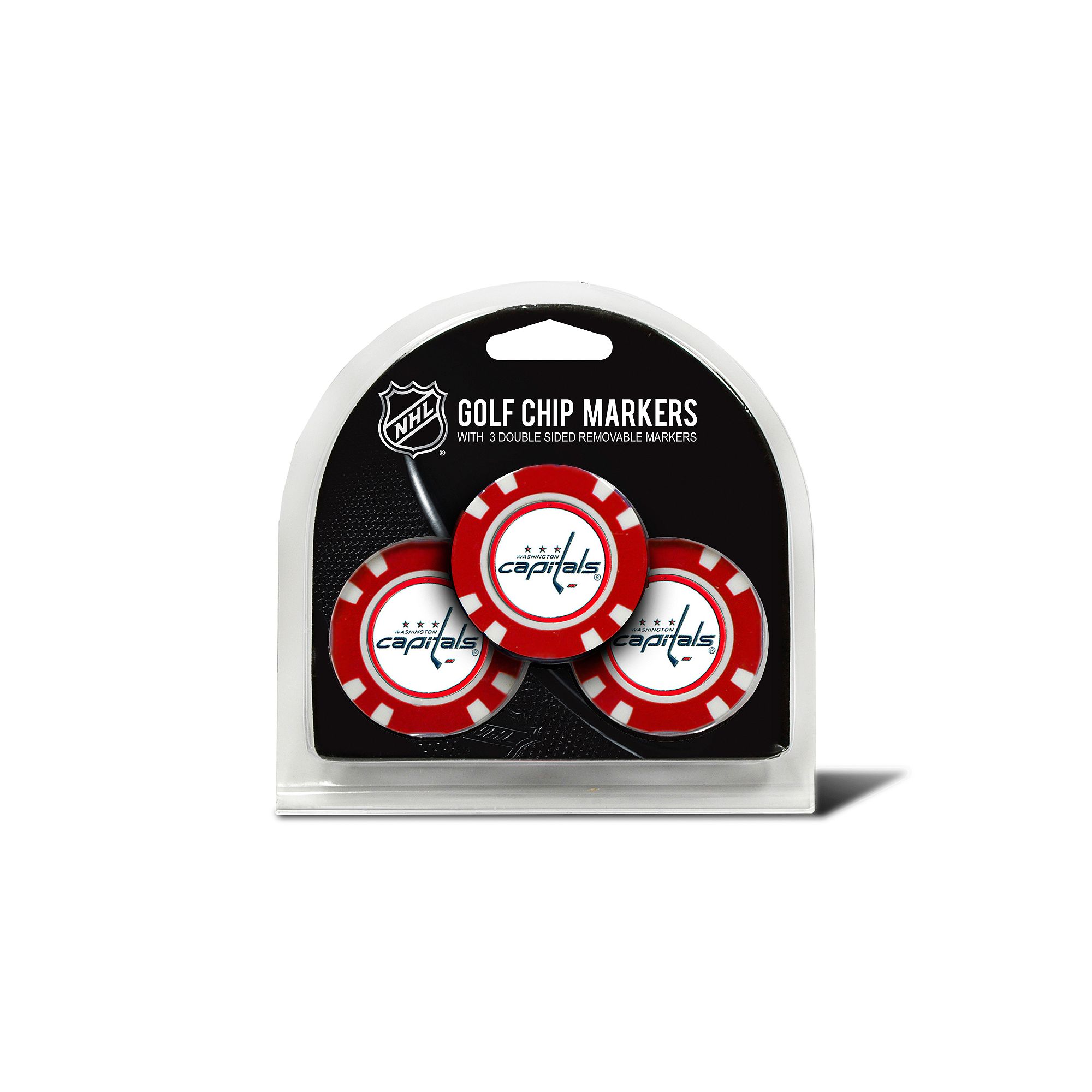 Team Golf Washington Capitals 3-pack Poker Chip Ball Markers