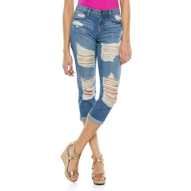 Juniors jean capris sale