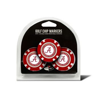 Team Golf Alabama Crimson Tide 3-pack Poker Chip Ball Markers