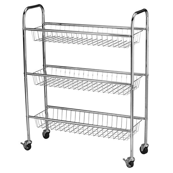 Household Essentials 3 Tier Utility Cart