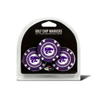 Team Golf Kansas State Wildcats 3-pack Poker Chip Ball Markers