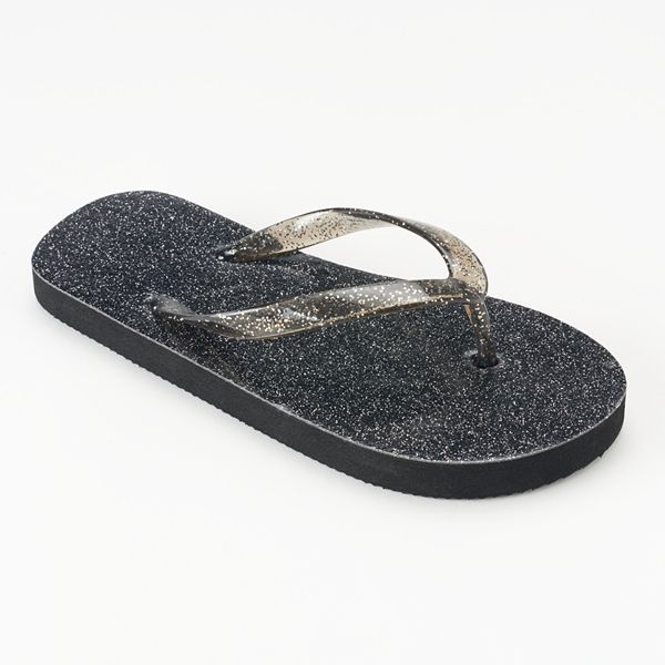 Girls SO Sparkle Glitter Flip Flops
