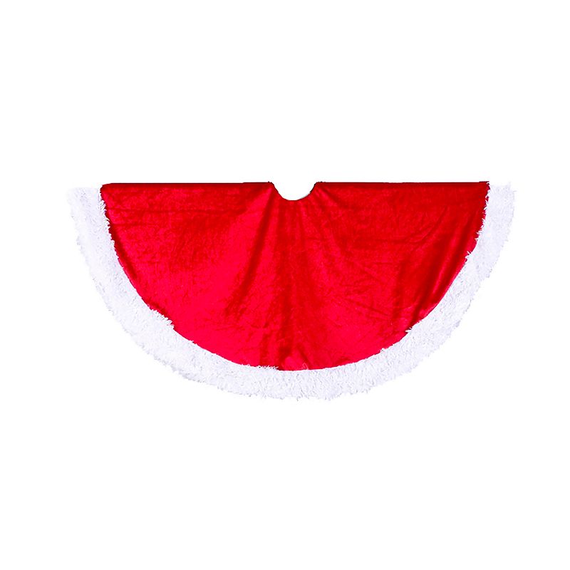 Kurt Adler Velvet 48-in. Christmas Tree Skirt, Red