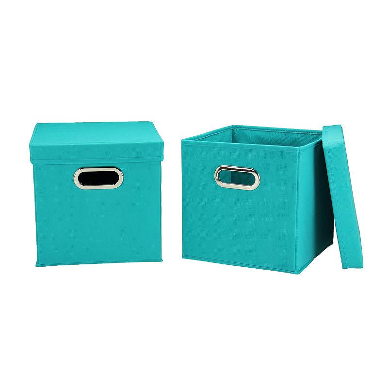 Household Essentials 2-pk. Collapsible Storage Bins, Blue