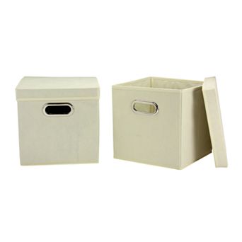 Household Essentials 2 pk Collapsible Storage Bins