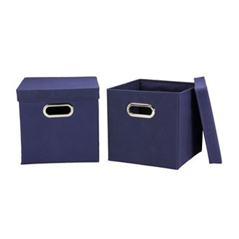 Household Essentials 2 pk Collapsible Storage Bins