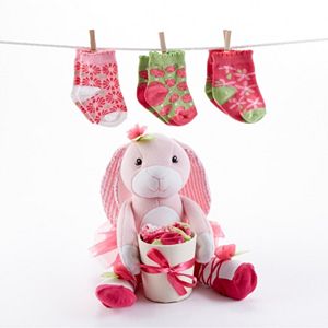 Baby Aspen Plush Bunny & Socks Set - Baby