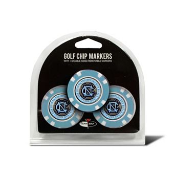 Team Golf North Carolina Tar Heels 3-pack Poker Chip Ball Markers