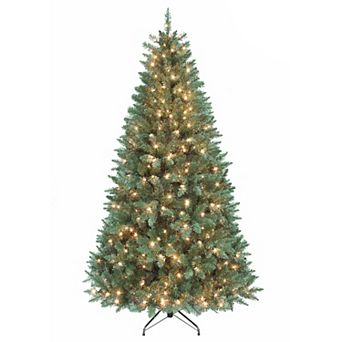 Kurt Adler 7-ft. Pre-Lit Point Pine Artificial Christmas Tree