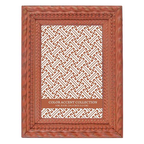 Color Accent Collection 4” x 6” Textured Frame