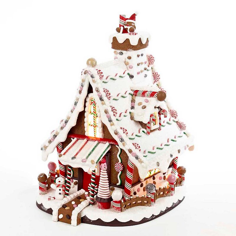 98573823 Kurt Adler Christmas Gingerbread House Decor, Mult sku 98573823