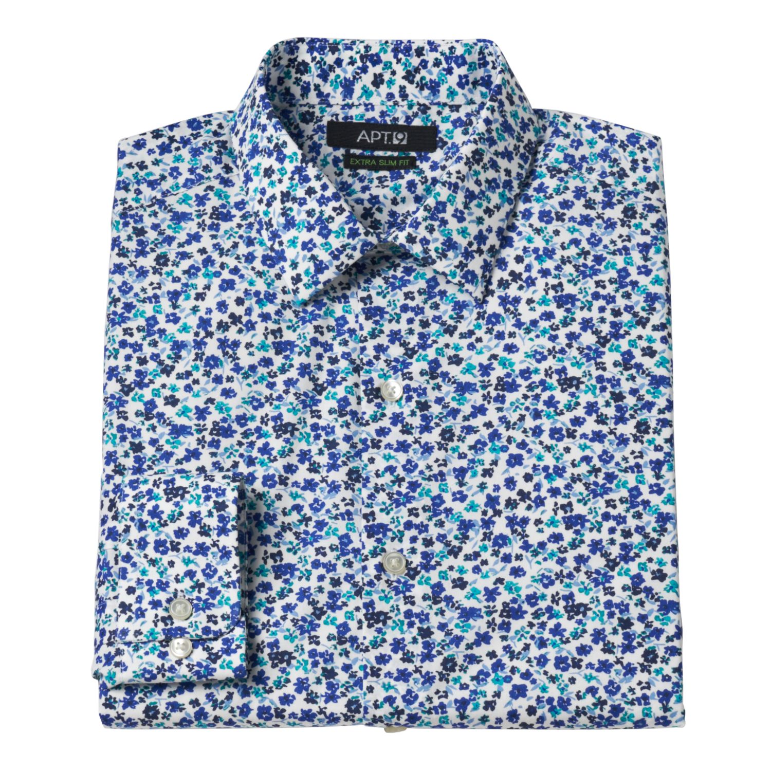 extra slim floral dress shirt