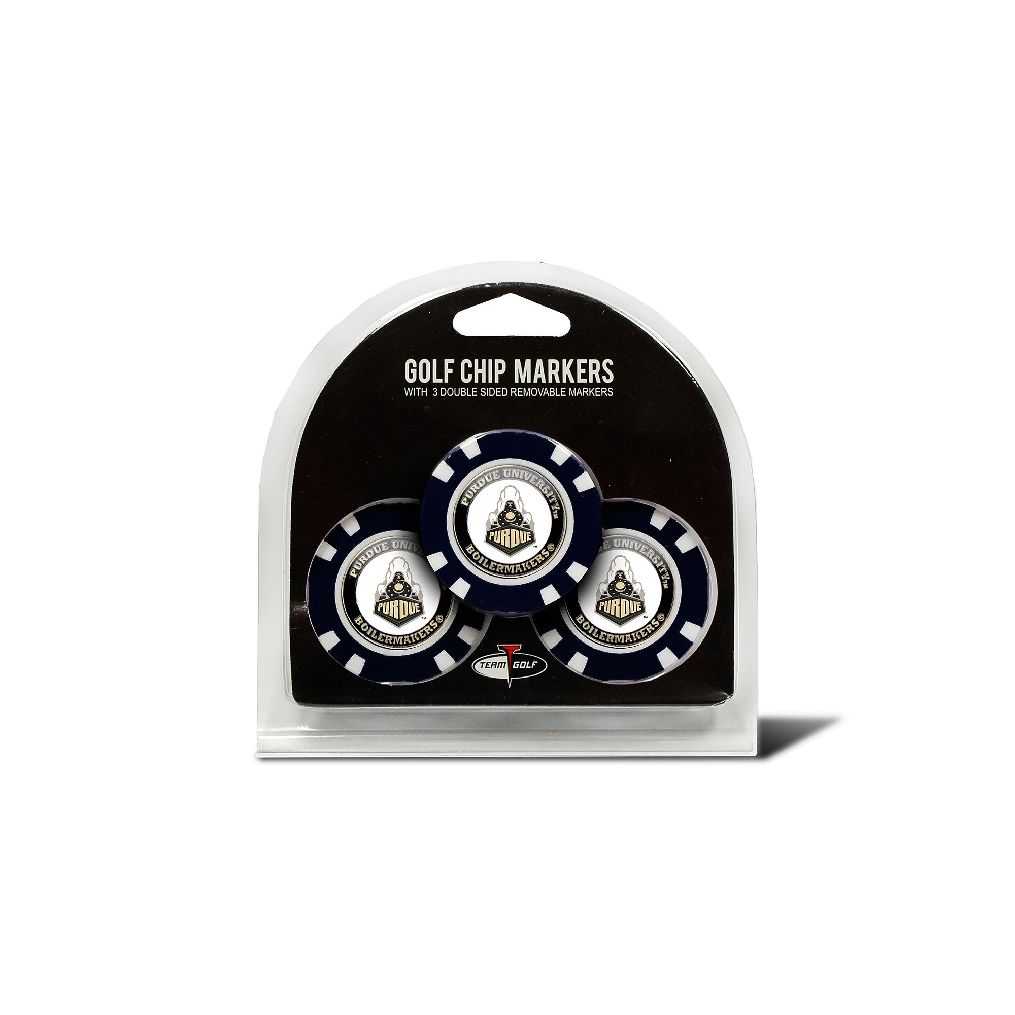 Team Golf Purdue Boilermakers 3-pack Poker Chip Ball Markers