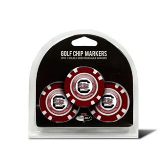Team Golf South Carolina Gamecocks 3-pack Poker Chip Ball Markers