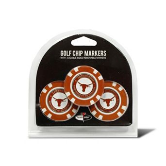Team Golf Texas Longhorns 3-pack Poker Chip Ball Markers