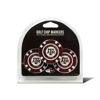 Team Golf Texas A&M Aggies 3-pack Poker Chip Ball Markers
