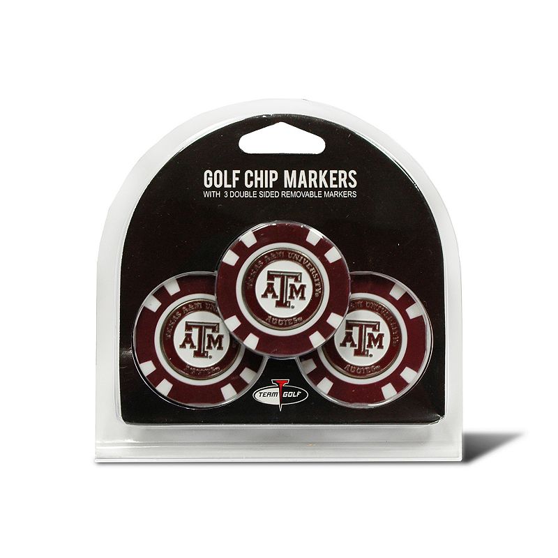 UPC 637556234889 product image for Team Golf Texas A&M Aggies 3-pack Poker Chip Ball Markers, Multicolor | upcitemdb.com