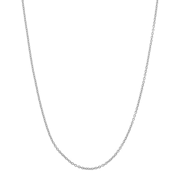 Jordan Blue Sterling Silver Cable Chain Necklace