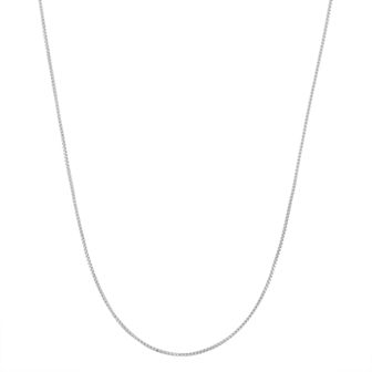 Jordan Blue Sterling Silver Box Chain Necklace
