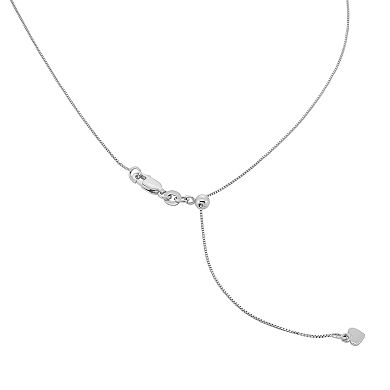 Jordan Blue Sterling Silver Box Chain Necklace