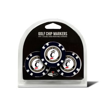 Team Golf Cincinnati Bearcats 3-pack Poker Chip Ball Markers