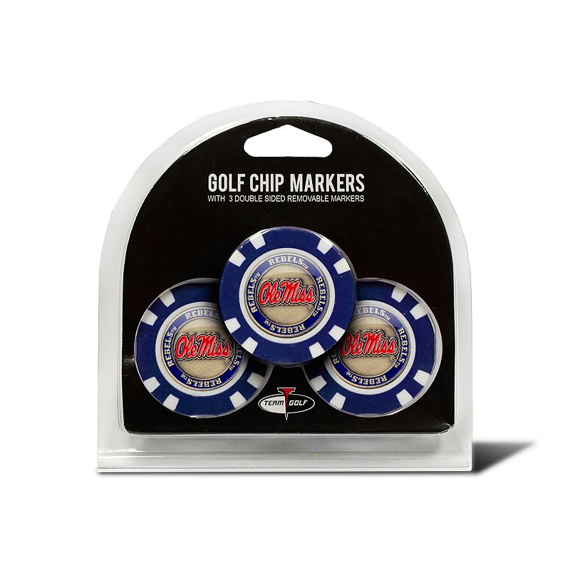 UPC 637556247889 product image for Team Golf Ole Miss Rebels 3-pack Poker Chip Ball Markers, Multicolor | upcitemdb.com