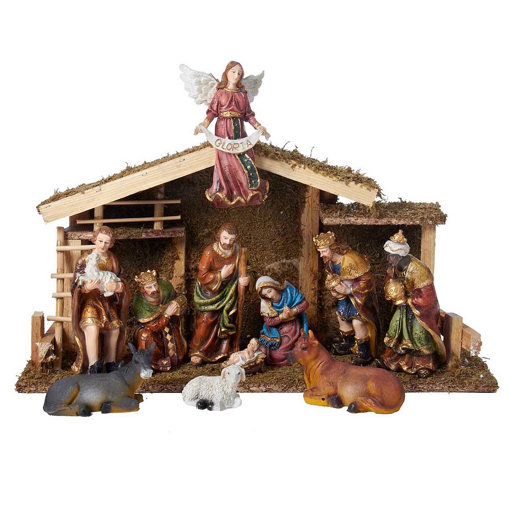 Kurt Adler 12-piece Christmas Nativity Set
