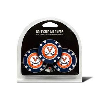 Team Golf Virginia Cavaliers 3-pack Poker Chip Ball Markers