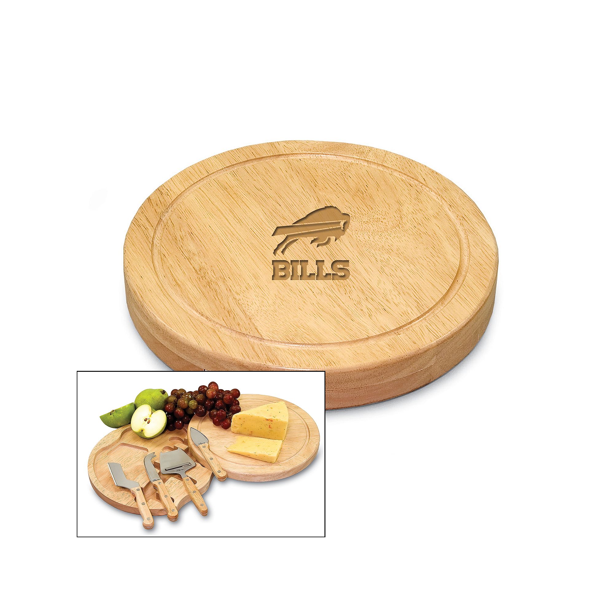 Picnic Time NFL 5-pc. Cheese Board Set, Buffalo Bills