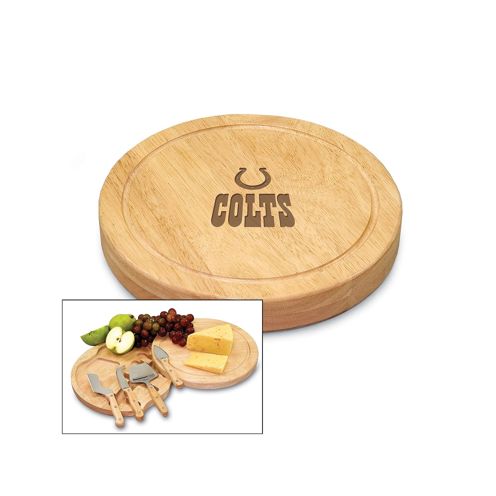 Picnic Time NFL 5-pc. Cheese Board Set, Indianapolis Colts