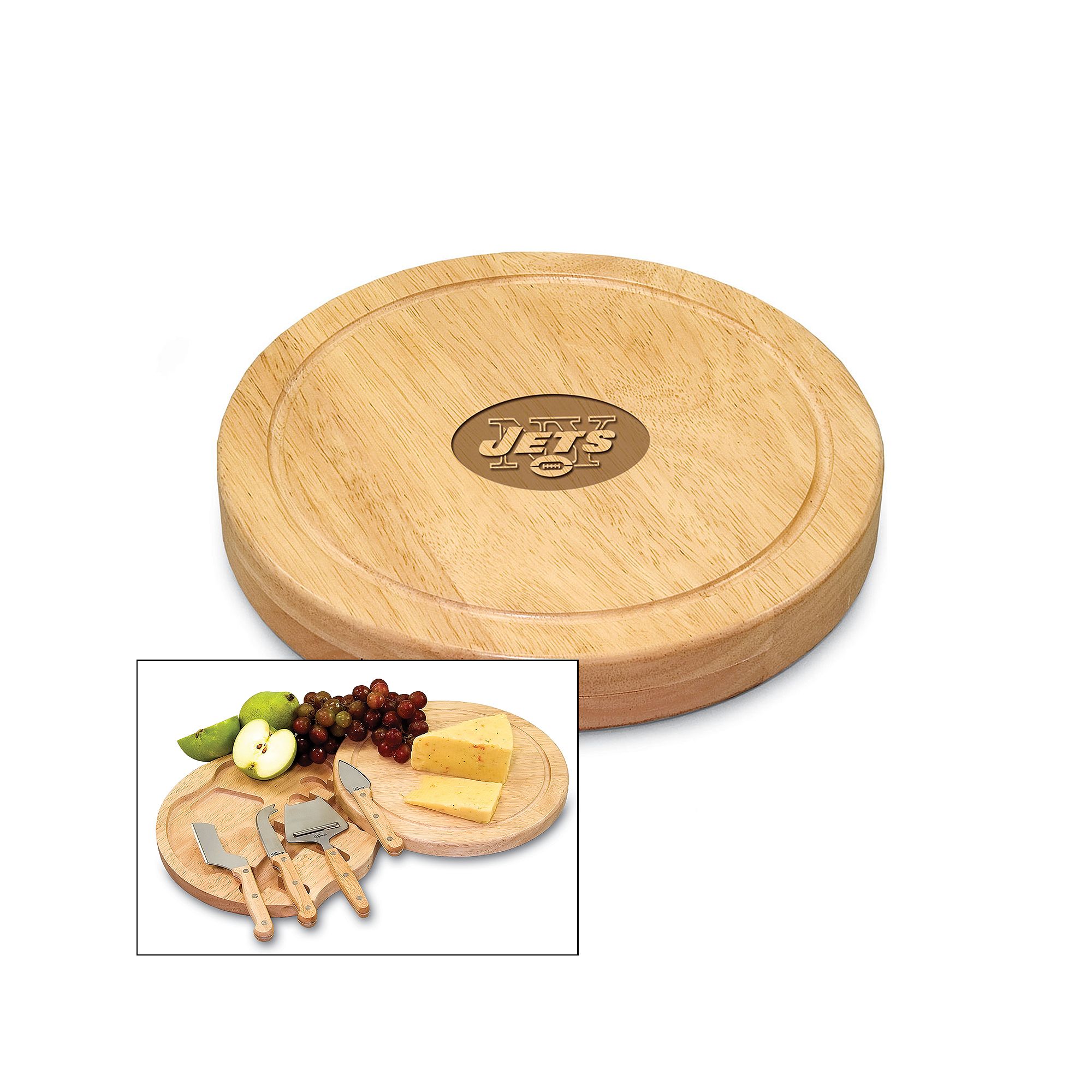 Picnic Time NFL 5-pc. Cheese Board Set, New York Jets