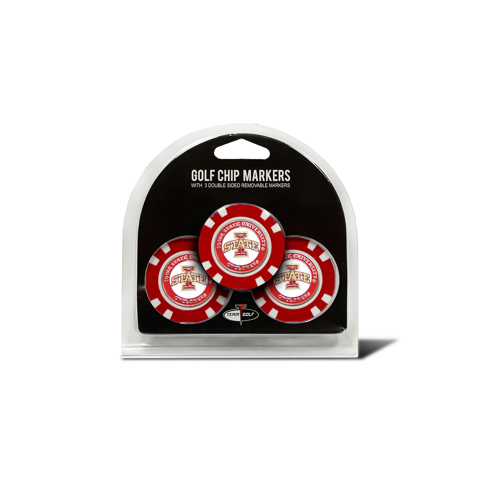 Team Golf Iowa State Cyclones 3-pack Poker Chip Ball Markers