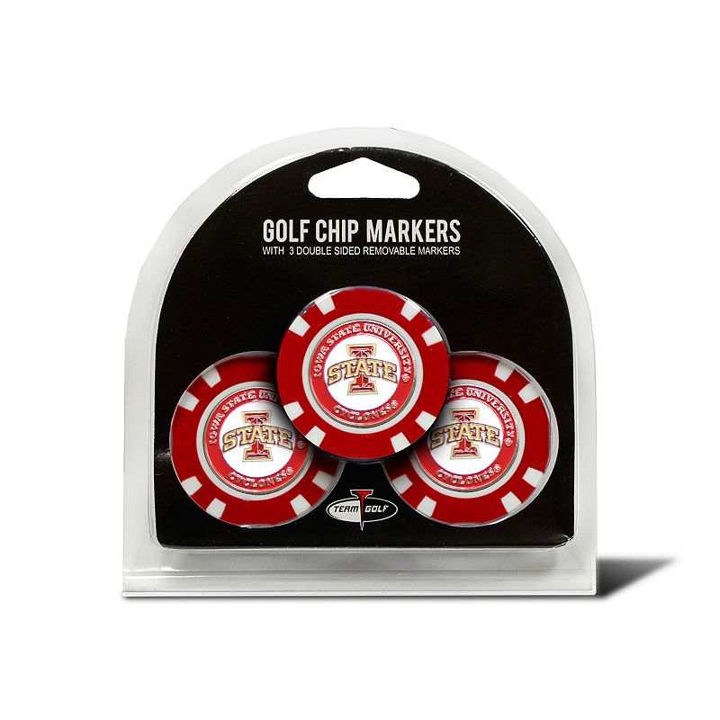 UPC 637556259882 product image for Team Golf Iowa State Cyclones 3-pack Poker Chip Ball Markers, Multicolor | upcitemdb.com