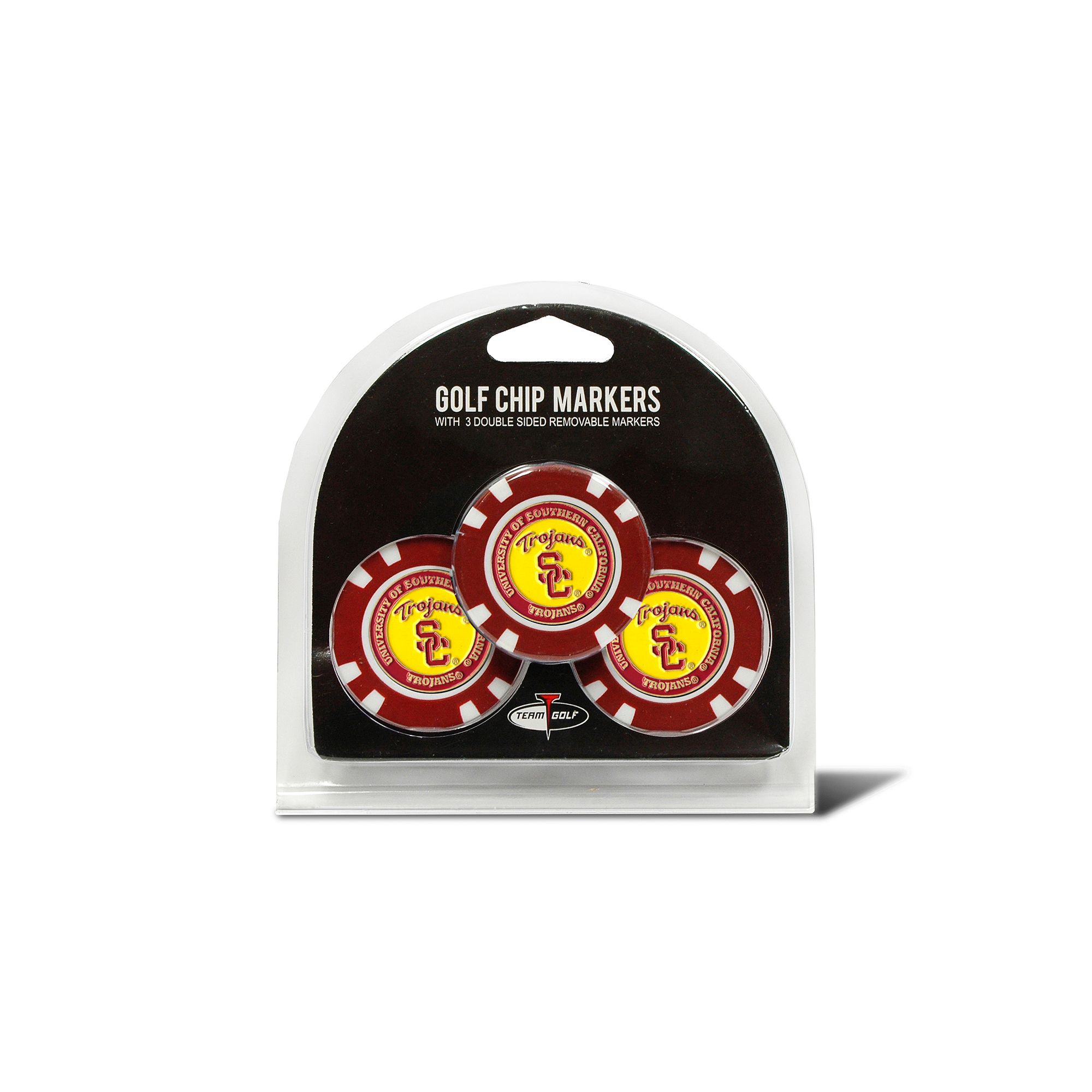 Team Golf USC Trojans 3-pack Poker Chip Ball Markers