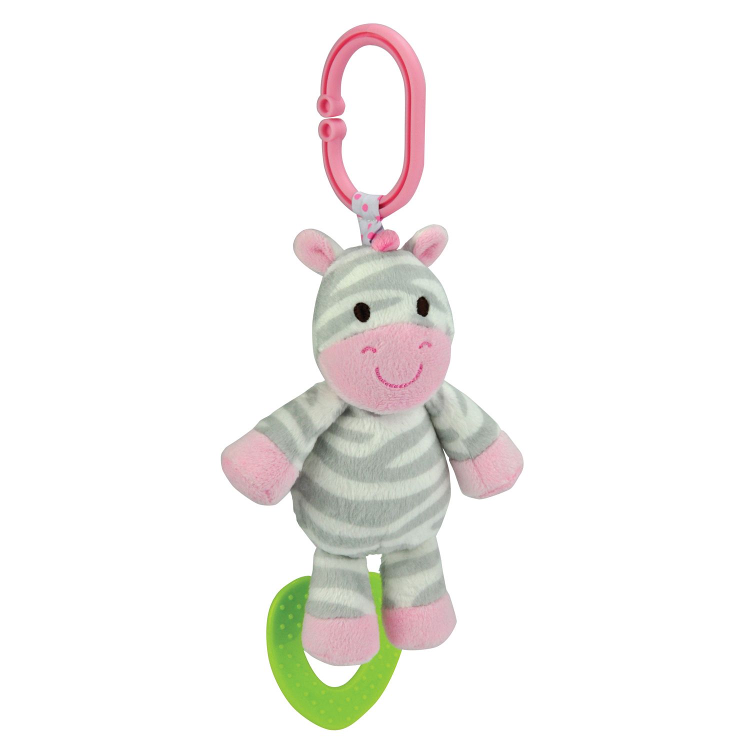 zebra teething toy