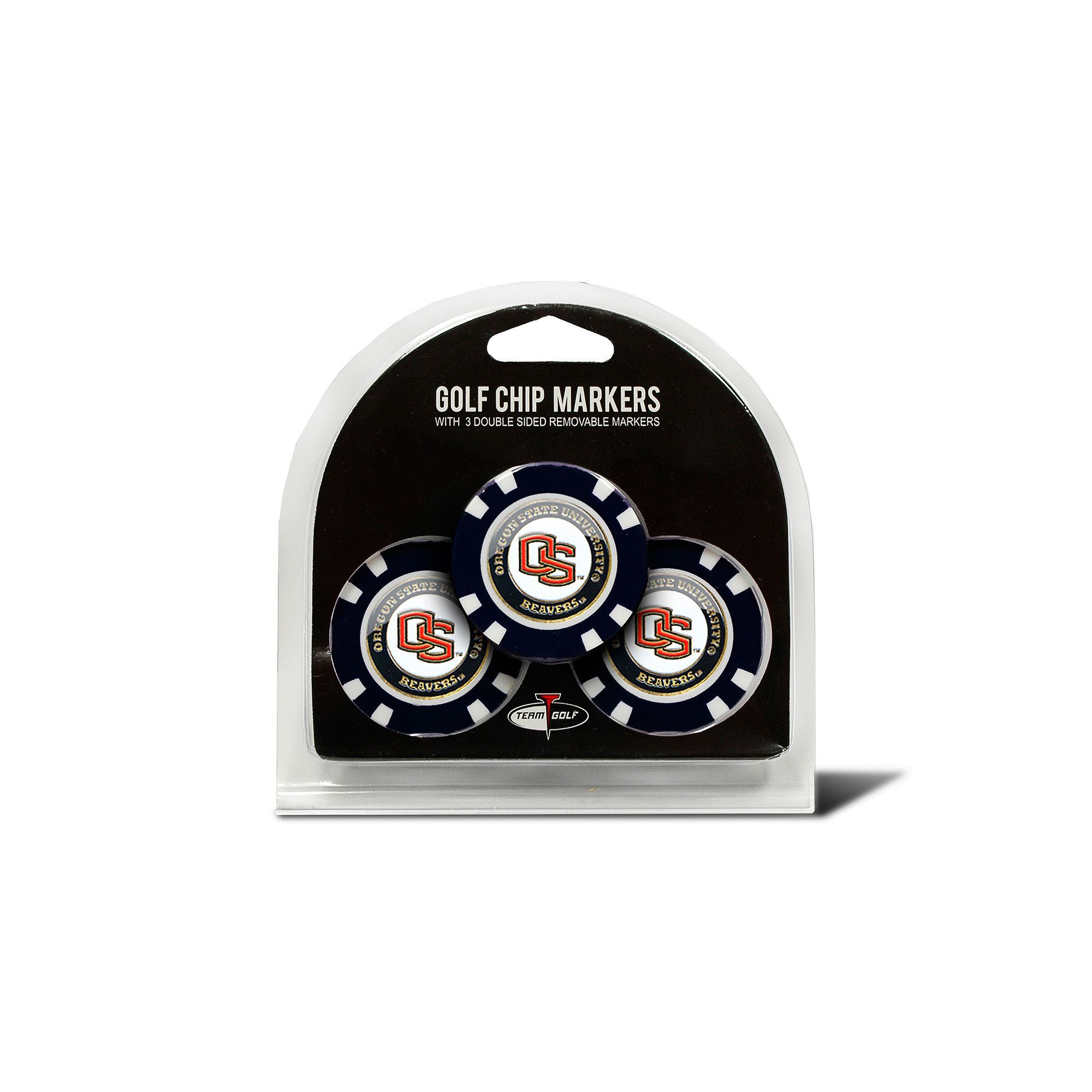 Team Golf Oregon State Beavers 3-pack Poker Chip Ball Markers