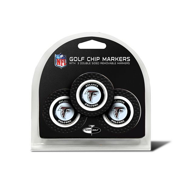 Lids Atlanta Falcons 3-Pack Poker Chip Golf Ball Markers