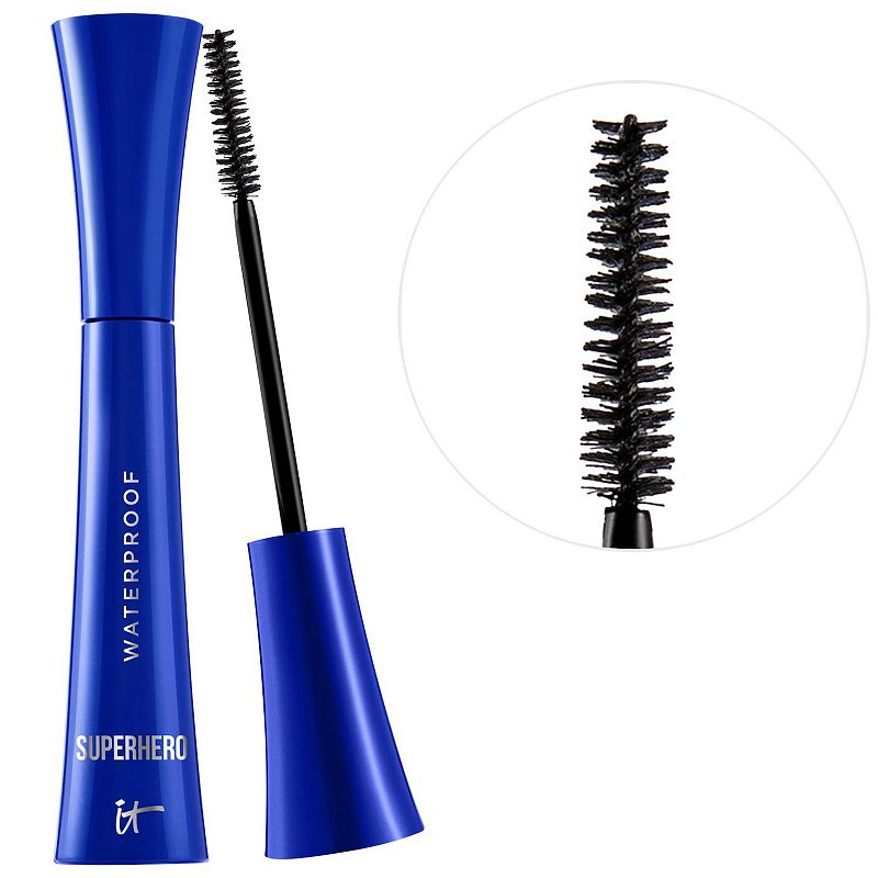 IT Cosmetics Superhero Volumizing Waterproof Mascara, Size: .04Oz, Black