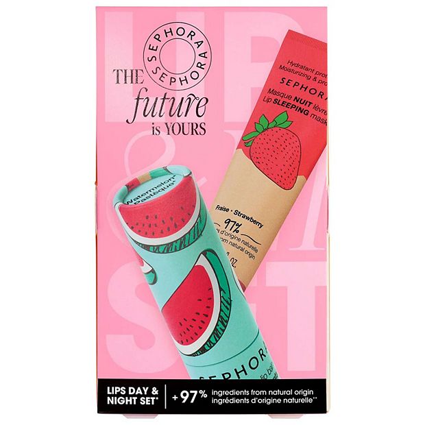 SEPHORA COLLECTION Day & Night Hydrating Lip Set - Strawberry +